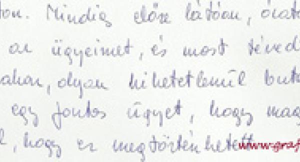 Pályaorientáció, grafológiai elemzés
